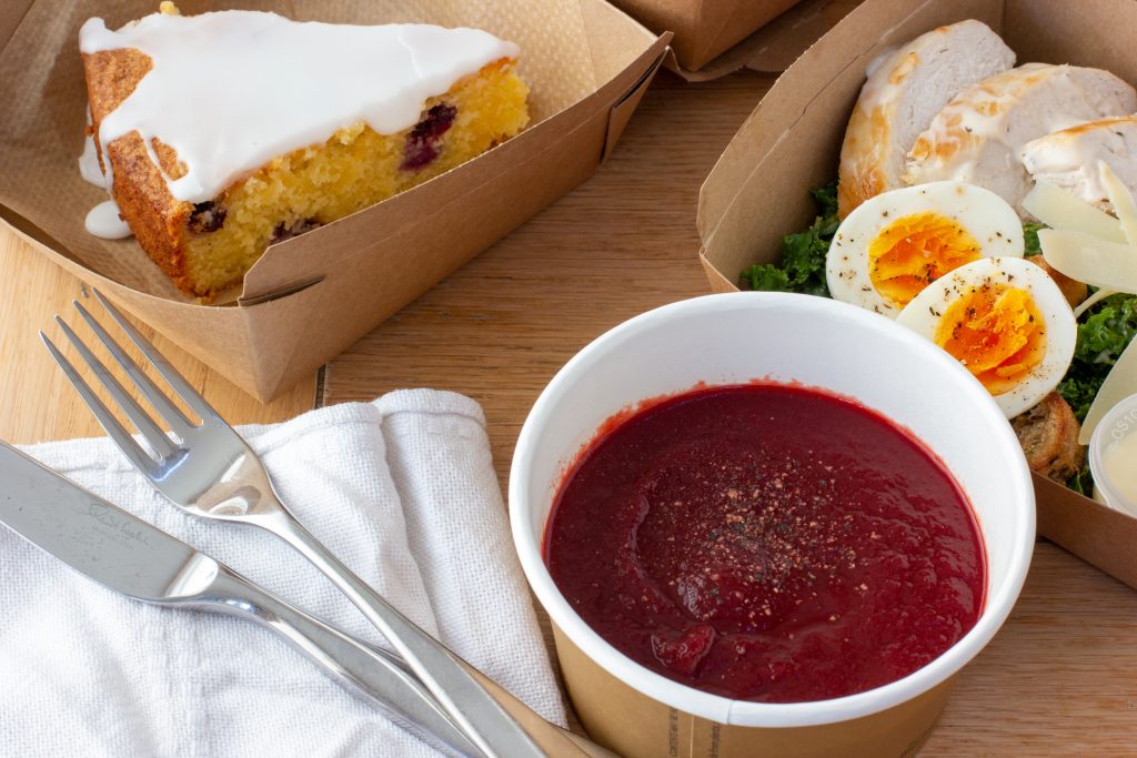 Prepared catering meal
